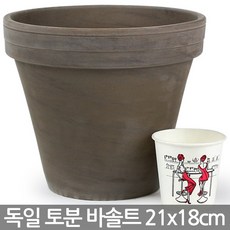 독일토분 바솔트 - 표준형 토기분 화분 다육화분 미니화분 토분 인테리어화분 선인장화분 소형화분 식물 다육이화분 다육이 원형화분