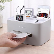레투스토 티슈케이스 각휴지케이스 핸드폰 리모컨 거치대 멀티수납함 리뷰 후기
