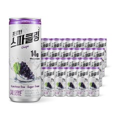 칼로바이 프로틴 스파클링 단백질 보충제 무설탕 탄산음료 포도맛 24개입 리뷰 후기