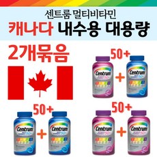 센트룸 멀티비타민 남성 여성 50세이상 캐나다 내수용 대용량 250정 매장정품 리뷰후기