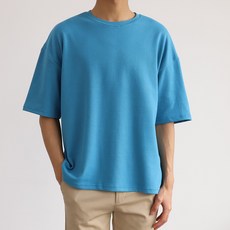 더베이직샵 에센셜 베이직 오버핏 라운드 반팔 티셔츠 리뷰후기