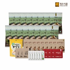 청수 메밀순면 동치미육수 비빔장 맛소스 들기름 김가루 리뷰후기