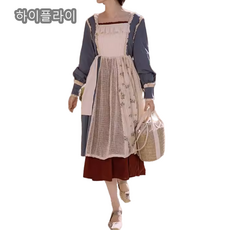 알프스소녀 레이스 원피스 개화기 의상 경성패션 졸업사진 컨셉
