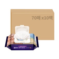 리베로 프리미엄 엠보싱 아기 물티슈 70매 유아물티슈 캡형