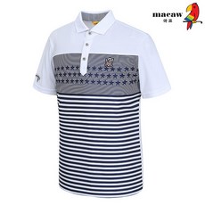 마코 마코 SALE 별스트라이프 카라 반팔 티셔츠_MIM2TS12 리뷰후기