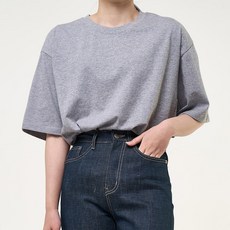 코튼20수 덤블가공원단 하이퀄리티 크루넥 무지 반팔 레이어드 롱 옆트임 티셔츠_MSS-21-000 리뷰후기
