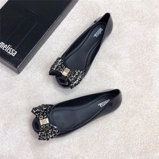 유유스토어 리본젤리슈즈 멜리사 MELISSA 금박 블링 왕리본 플랫폼웨지힐 안에 있다 리스트 비치 향기로운 신발 리뷰후기