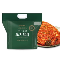 peacock 조선호텔 포기김치 냉장, 조선호텔김치 포기김치 2.5kg, 1개, 2.5kg