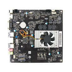 J4125 온보드 8GB 메모리 4 코어 저전력 산업용 제어 올인원 컴퓨터 미니 itx 마더보드 10 세대