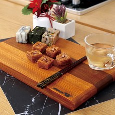 100su 월넛 포인트 물푸레 옻칠 나무도마 1개 1set 리뷰후기
