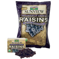 썬뷰 유기농 건포도4 Sunview Oranic Raisins 14ct) 4ea 리뷰 후기