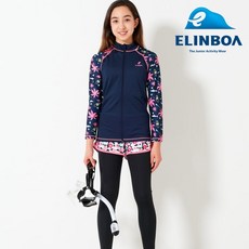 엘인보아 주니어 래쉬가드 집업 카누네이비 반바지상하 리뷰 후기