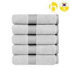 HUA 프리미엄 텔타올 30수 코마사 5매 국산 고급세면타올 리뷰후기
