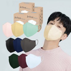 아임리얼 언택트 새부리형 컬러 마스크 1박스 30매