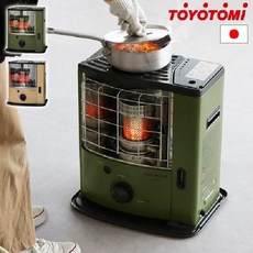 TOYOTOMI 도요토미 석유 난로 스토브 기어 미션 RS-GE23 캠핑 아웃도어 난로, 올리브