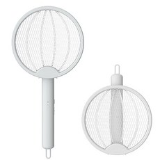 다찌릿 모기유인 충전식 전기 모기채 다찌릿 화이트