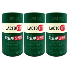 이달의 추천상품  락토핏당케어 후기_종근당건강 락토핏 당케어 2g x 60포 3통, 120g, 3개