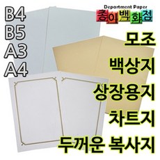 종이백화점 백상지 차트지 상장용지 리뷰후기