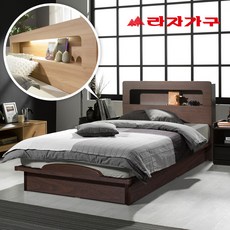 크림슨LED 평상형침대세트 퀸Q(텐셀 라텍스탑 9zone독립매트리스 리뷰후기