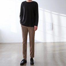 준옴므 봄 상품 남자 헤링본 체크 바지 슬랙스 남성 정장 팬츠 34S 리뷰후기