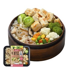 맛있닭 더담은 닭가슴살 도시락 큐브 연근우엉밥 리뷰후기