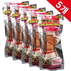 도기프랜드 치킨딩고 1P x5 강아지껌 뼈다귀 딩고껌 뼈다귀/딩고껌/치아간식/개껌/애견/턱강화/외출 리뷰후기