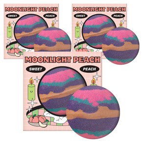 플루 구름 버블 대용량 배쓰밤 문라이트 피치 200ml, 200g, 3개