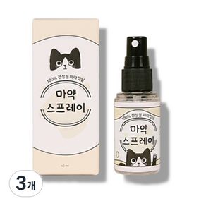 정글몬스터 고양이 마약스프레이, 마따캣닢, 40ml, 3개