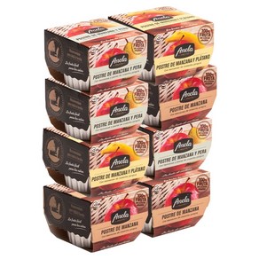 아넬라 100% 생과일 프리미엄 디저트 베스트 8p 세트, 혼합맛(사과/배) + 사과 + 바나나, 200g, 1세트