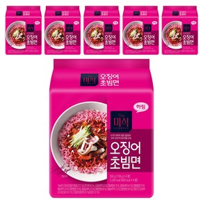 더미식 오징어 초빔면 139g, 24개