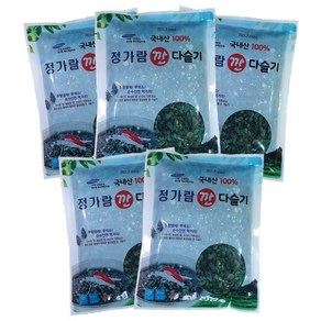 정가람다슬기 동강 청정 국내산 100% 자연산 깐다슬기팩 300g (깐다슬기 다슬기육수), 5개