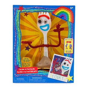 디즈니 픽사 토이스토리4 포키 인터랙티브 토킹 액션 피규어 / Disney Forky Interactive Talking Figure, 1개