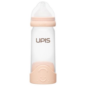 유피스 일회용 젖병, 핑크, 250ml, 1개