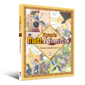 [영어 원서] Ryan's Math Adventure 학습만화 시리즈 (초등수학), 01 - 20보다 작은 수