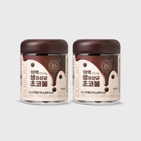 듀오락 생유산균 초코볼, 165g, 2개