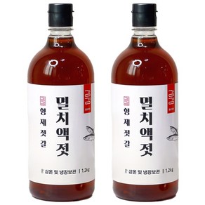 강경 국산 멸치액젓 진한 원액 1.2kg, 2개