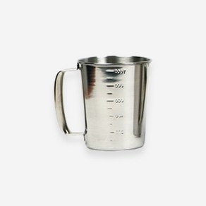 스텐비커 눈금 계량컵 1L, 스텐, 1개