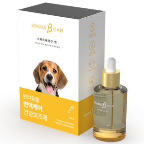 스파라베타칸 펫 면역증강 보조제, 1개, 면역/항산화, 60회분