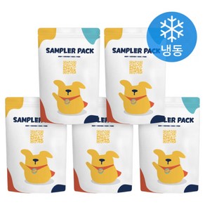 플라잉퍼피 강아지 화식 사료 소 + 오리 + 닭 + 돼지 세트 (냉동), 320g, 5세트