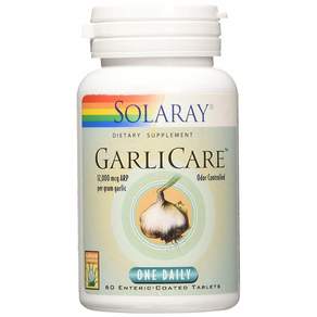 SOLARAY Garlic Care 每日一粒, 1個, 60 件