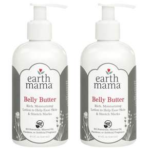 earth mama 妊娠紋霜, 2份, 240ml