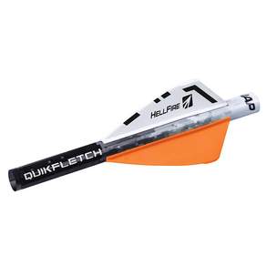New Archery Products Quick Fletcher Hellfire 射箭器材 5 厘米, 1個, 白色+橙色