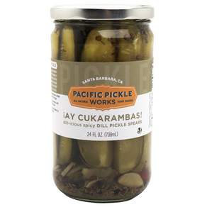 Pacific Pickle Works Eye Cucalambas 美味辣蒔蘿泡菜矛, 1個, 709毫升