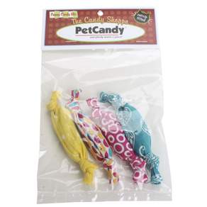 PetCandy 貓薄荷 4 件套貓娃娃, 1個, 混色