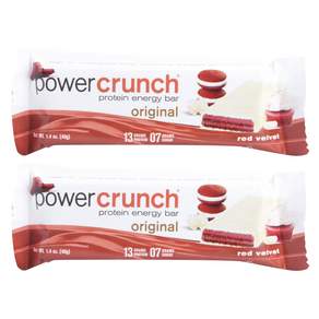 Power Crunch Original乳清蛋白能量棒 紅絲絨蛋糕口味, 2個, 40克