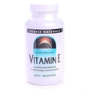 SOURCE NATURALS 維生素E軟膠囊 400IU, 1罐, 250顆