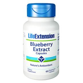 LIFE EXTENSION 藍莓萃取素食膠囊, 1罐, 60顆