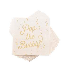 Cakewalk Pop The Bubbly Design 餐巾紙, 1個, 混色