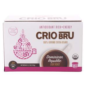 CRIO BRU 多明尼加輕度烘培可可豆咖啡膠囊, 1個, 132克