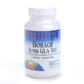 PLANETARY HERBALS 琉璃苣GLA軟膠囊 1300mg, 1個, 60 件